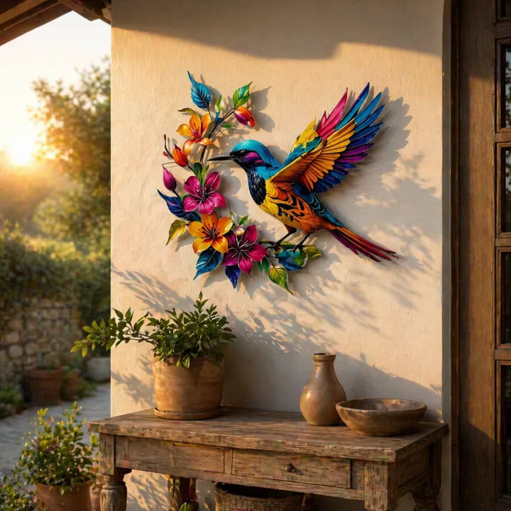 💐💐Last Day 50% OFF🔥 - Handcrafted Metal Bluebird Wall Art