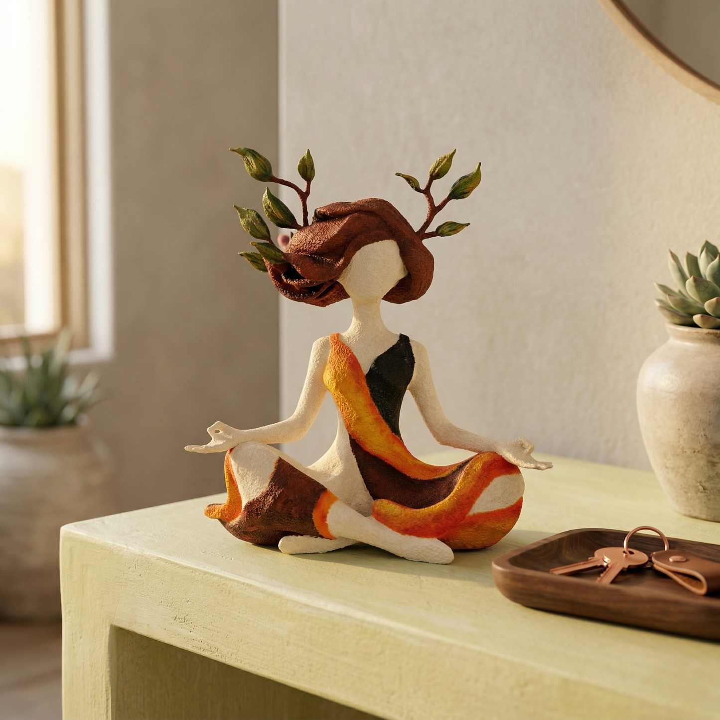🧘♀️🧘♀️Serenity Growth | Inner Harmony Sculptural Figurine