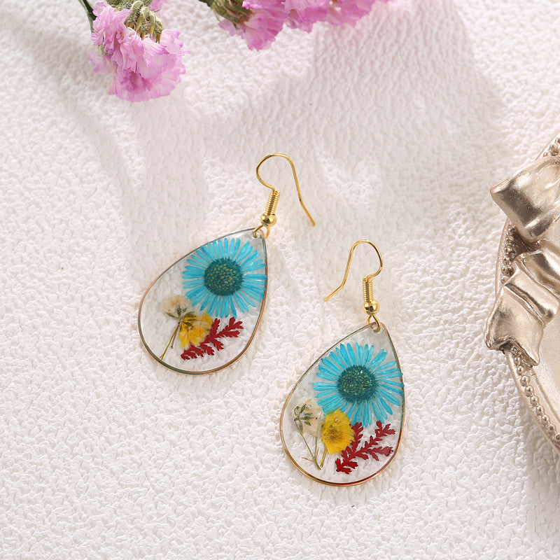The Beauty Of Nature-Daisy Flower Earrings