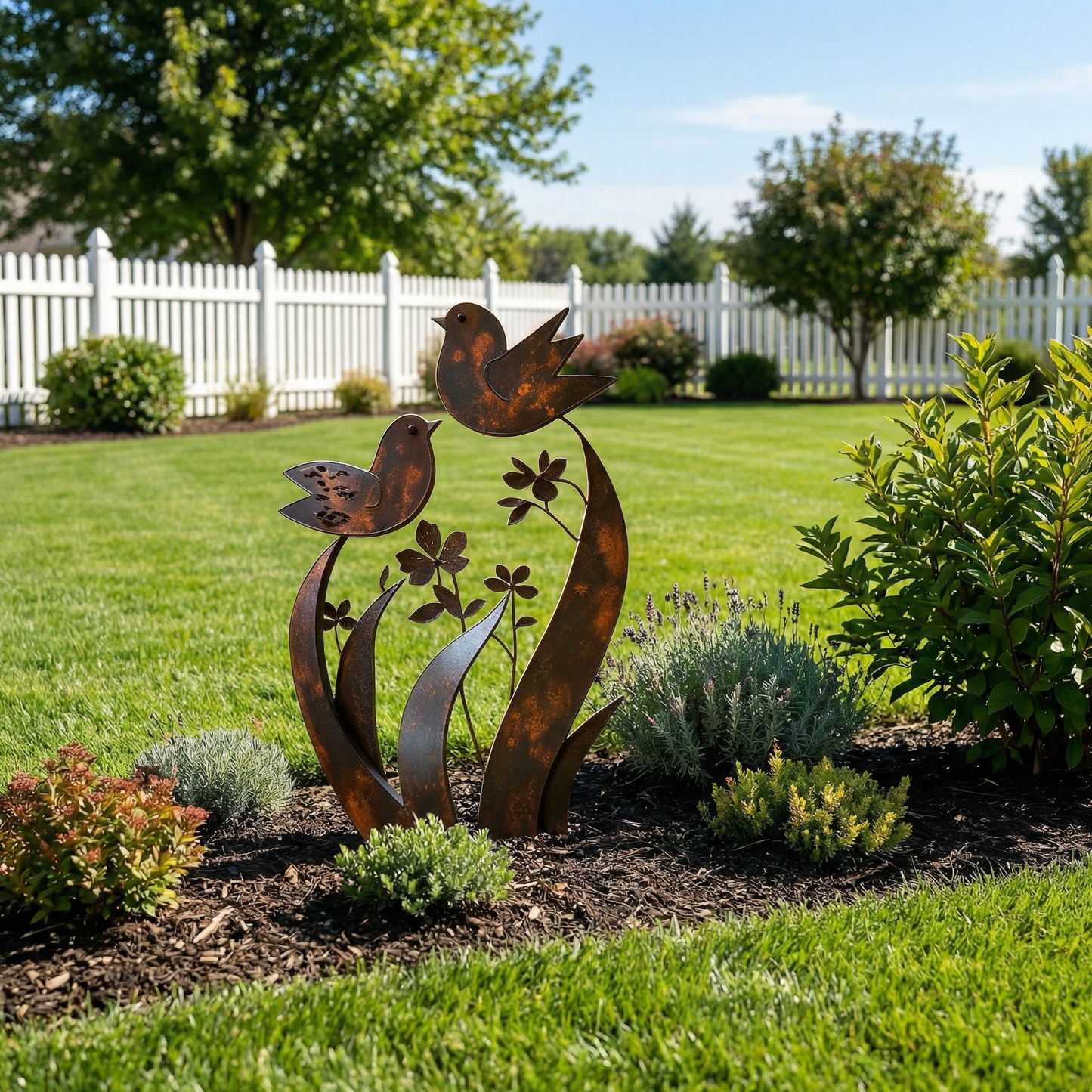 π¦2026 Mother's Day Gifts 50% Off--ππBird & Wildflower Metal Garden Stake