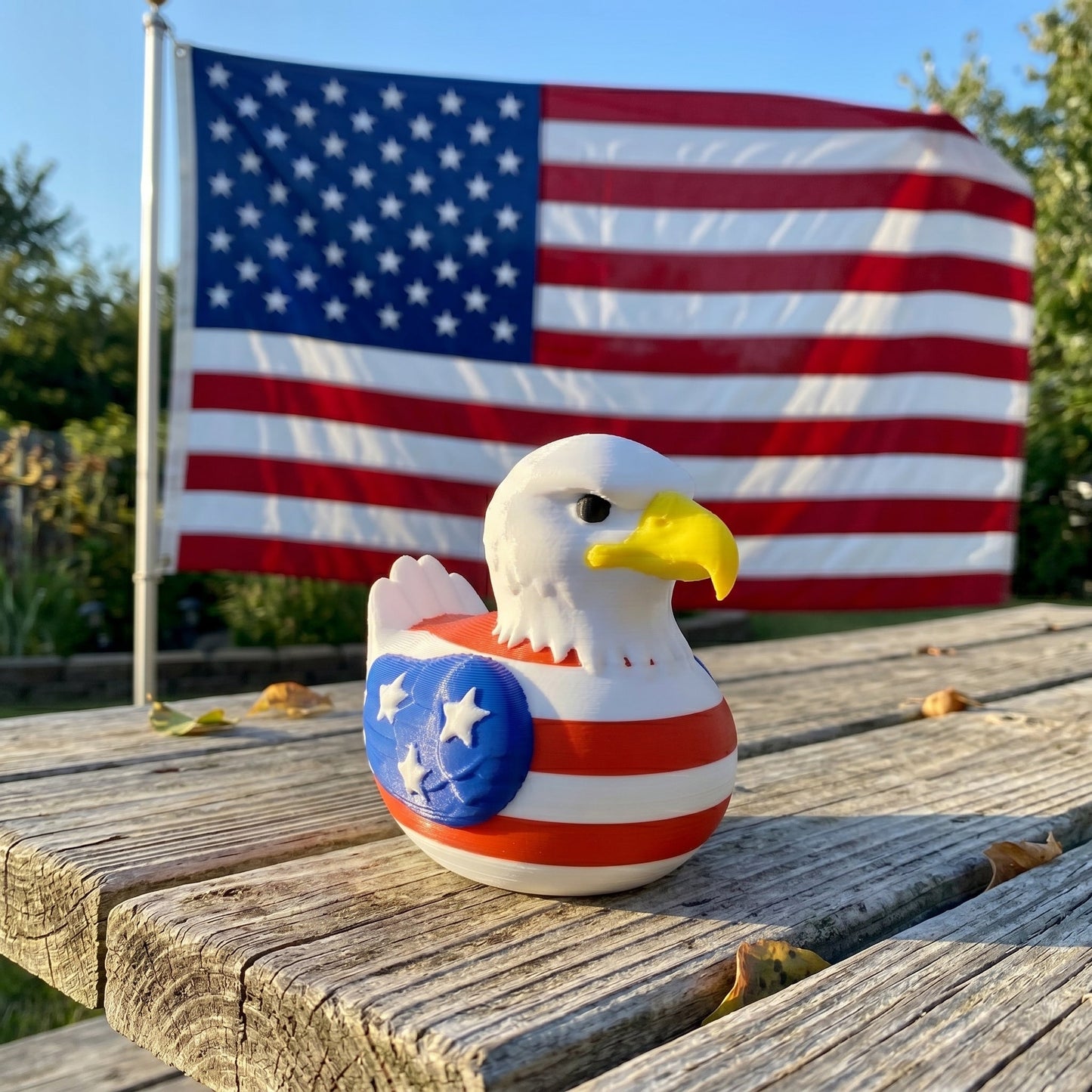 ๐ฆ
American Eagle USA Duck - 3D Printed Patriotic Figurine