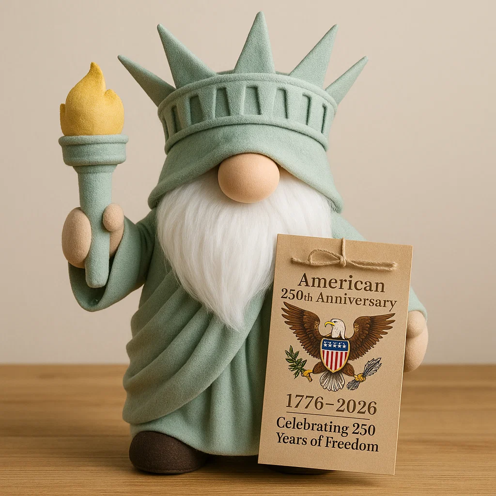 American 250th Anniversary Liberty Gnome