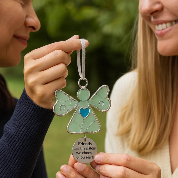 🔥LAST DAY 50% OFF - 🌊Good Friends Are Like Stars Ornament💙Shaped by Nature & Crafted by Hand!