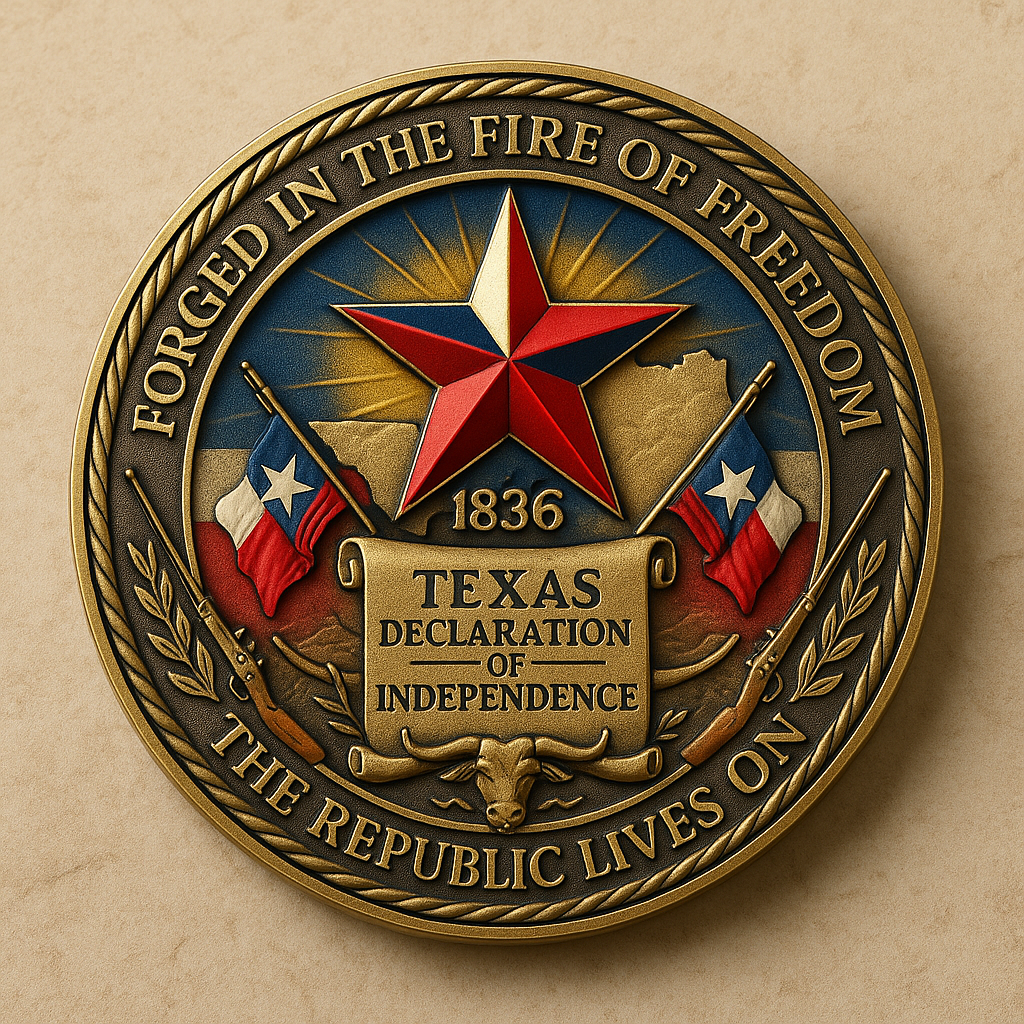 Republic of Texas Commemorative Challenge Coin