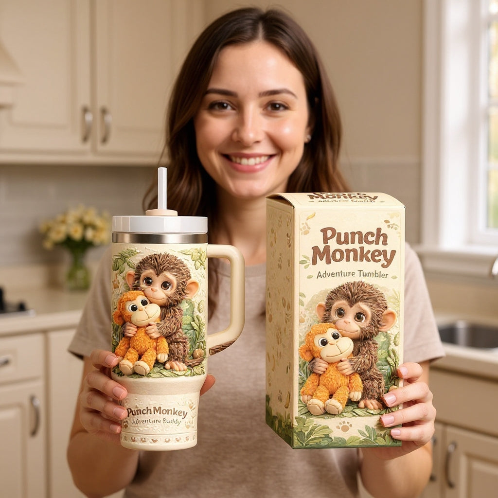 š Punch Monkey Relief Tumblerš