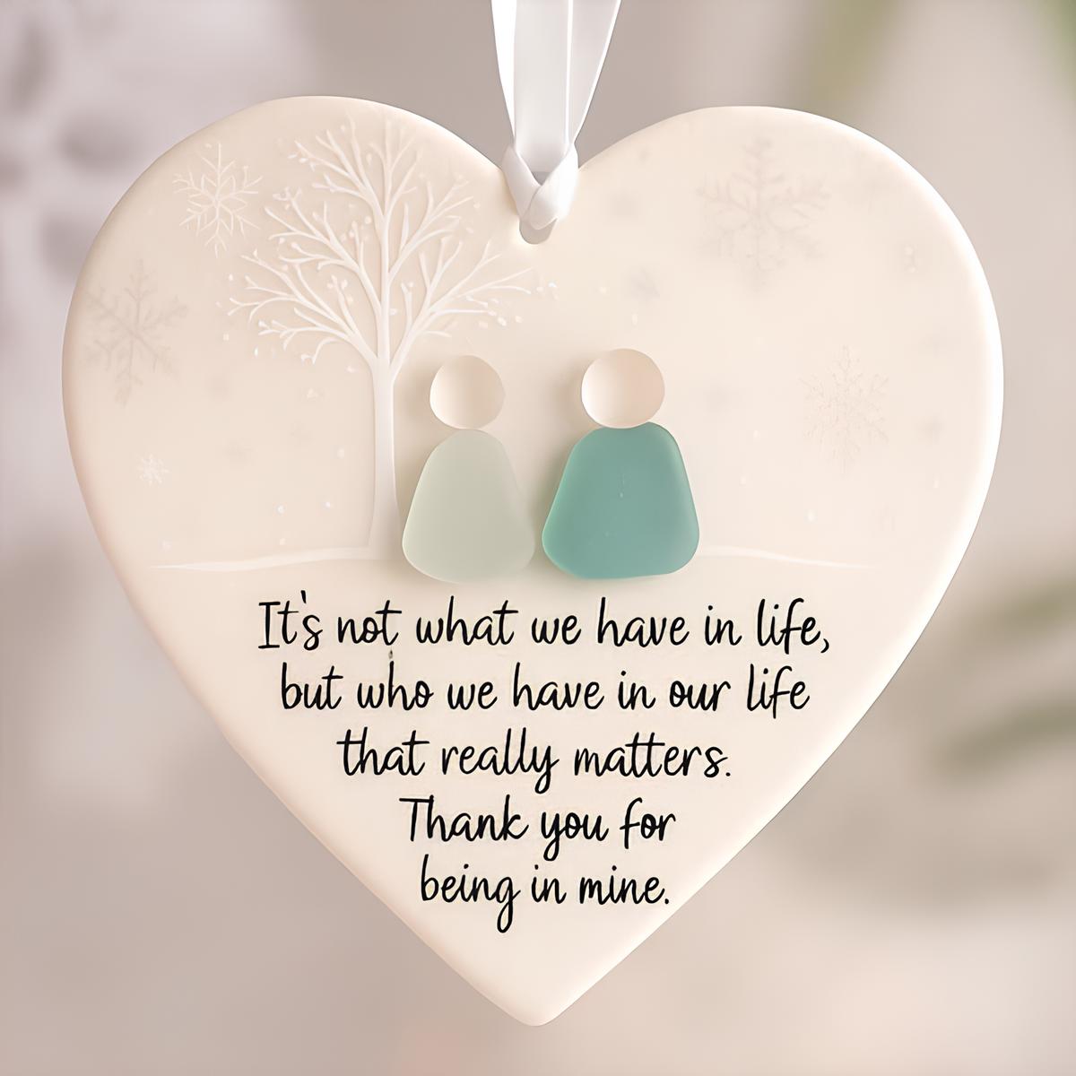 Heart Shaped Friendship Ornament
