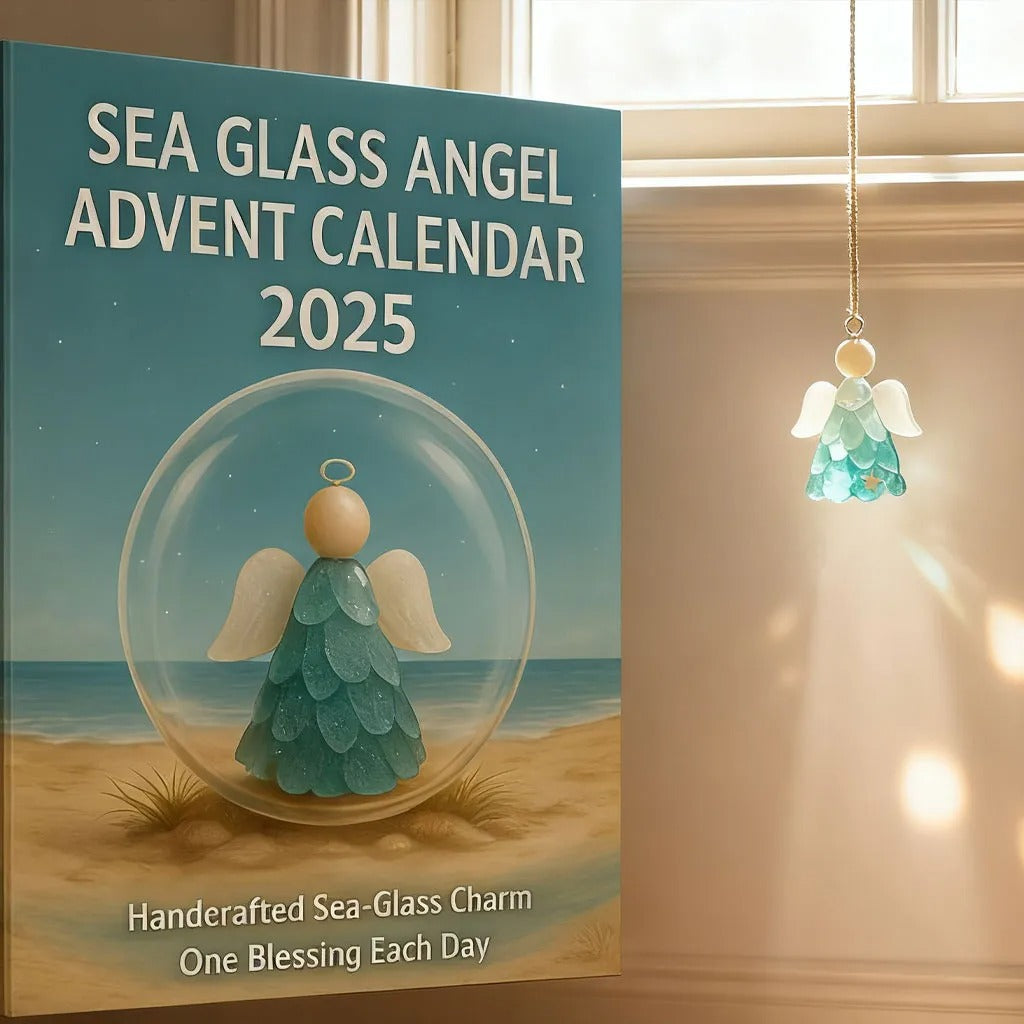 🌊Sea Glass Angel Advent Calendar 2025 – 24 Blessings to Brighten Your Season