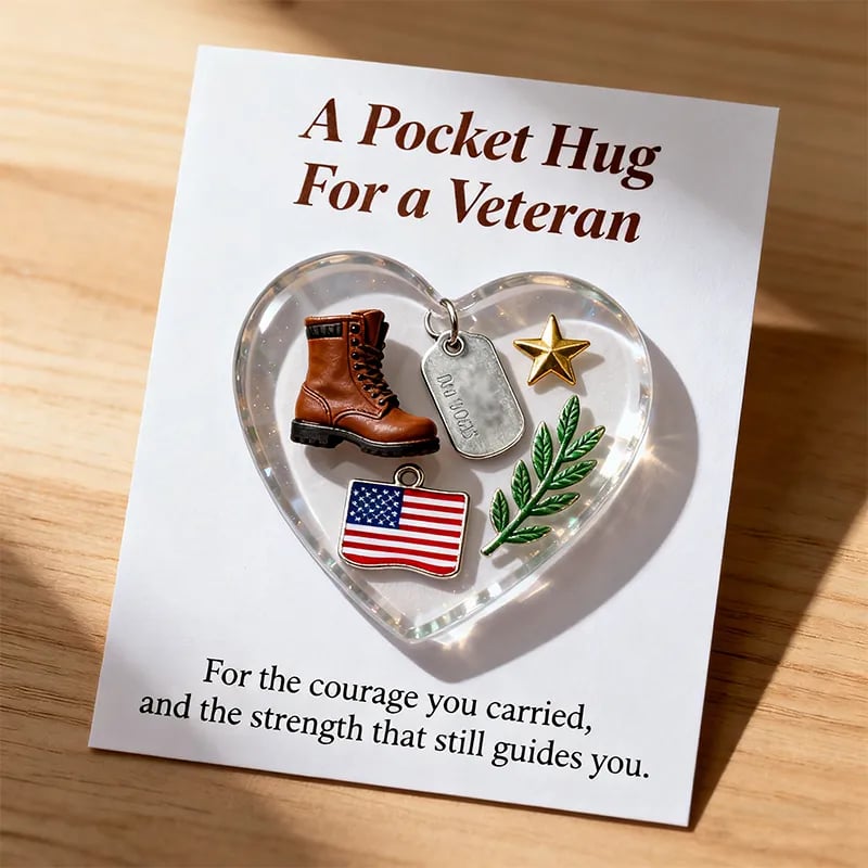 🔥 Black Friday--A Pocket Hug for a Veteran 🇺🇸