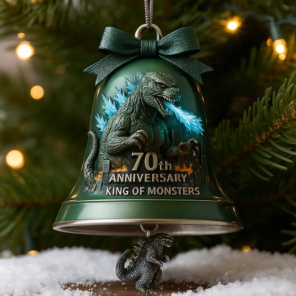 🔥 Black Friday--Legendary King of Monsters Christmas Bell Ornament