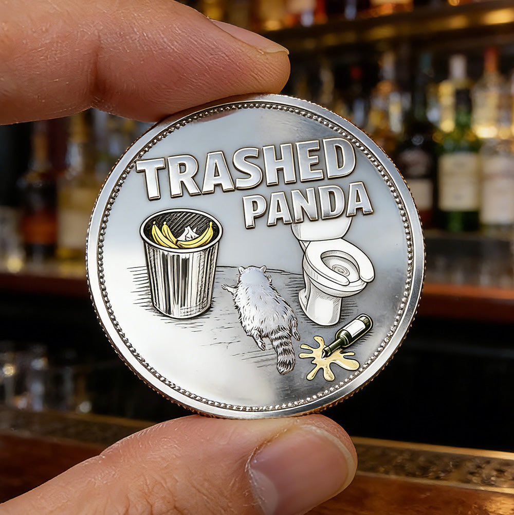 🌲Christmas Gift 50% Off--Trashed Panda Incident Challenge Coin
