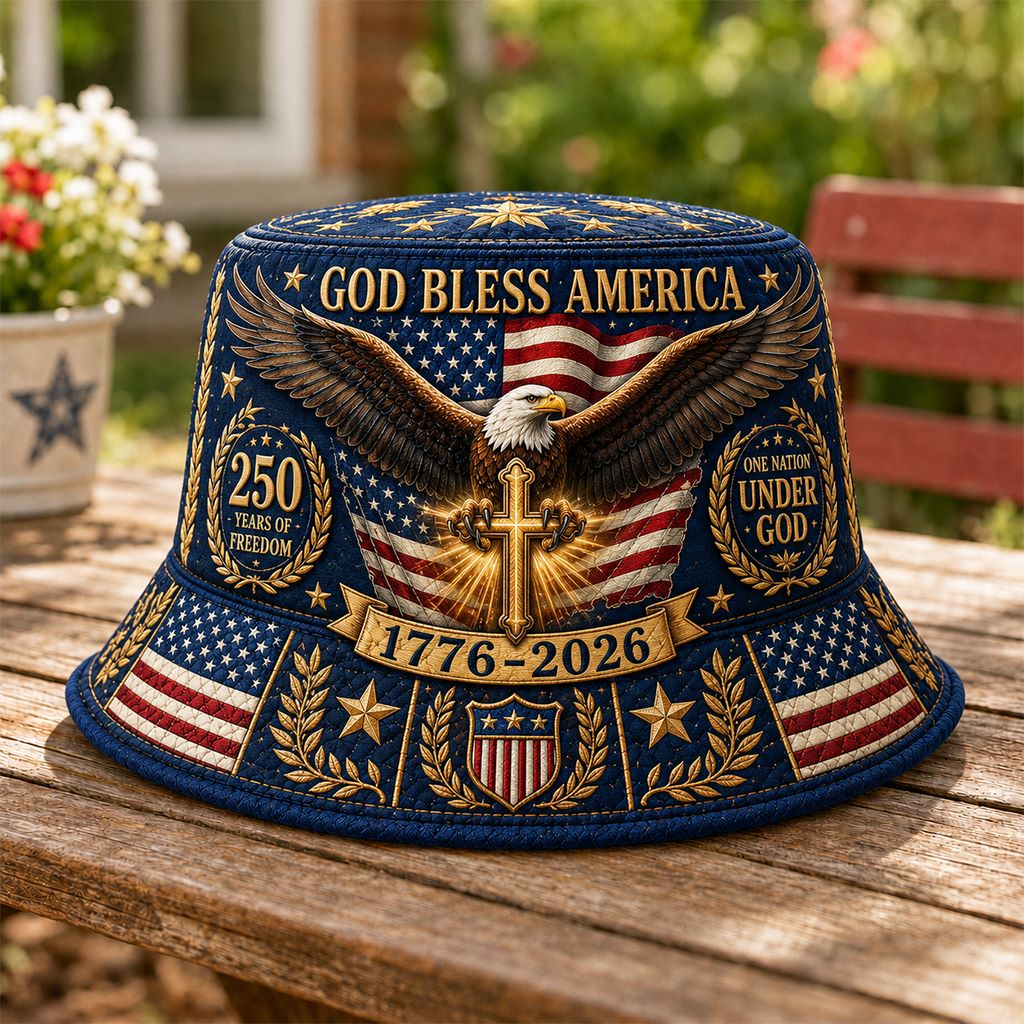 🔥🔥Patriotic Casual Printed Bucket Hat