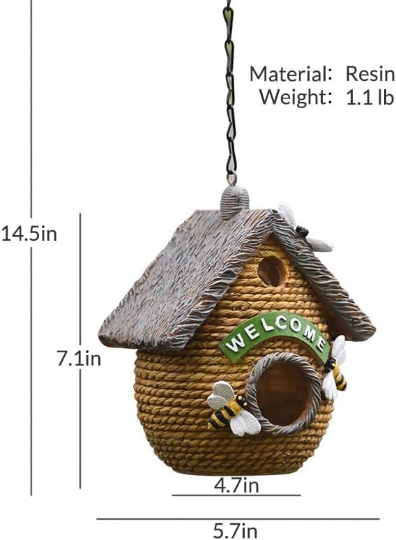 Welcome Home Hanging Birdhouse â Cozy Garden Decor