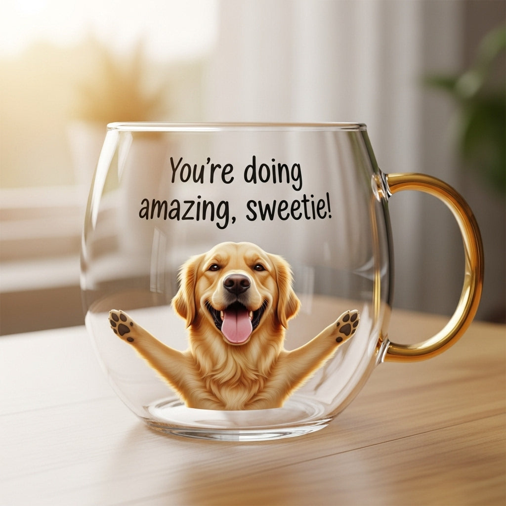 Dog Encouragement Quote Mug