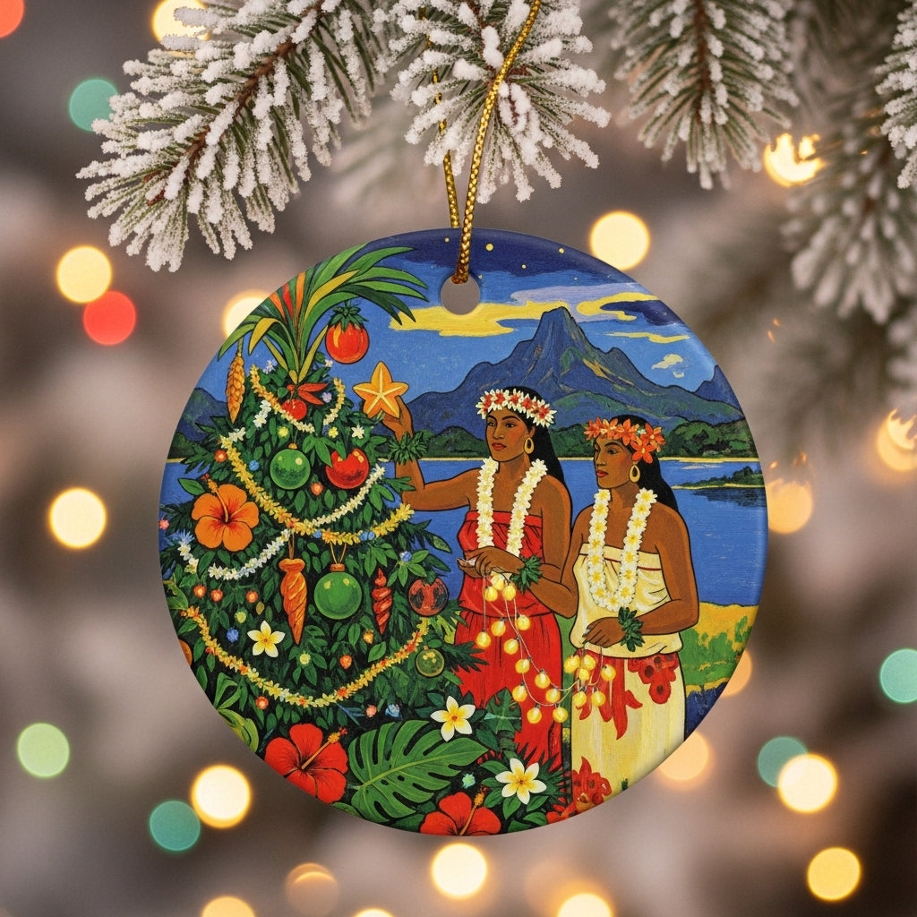 Famous Paintings Inspired Christmas Ornaments