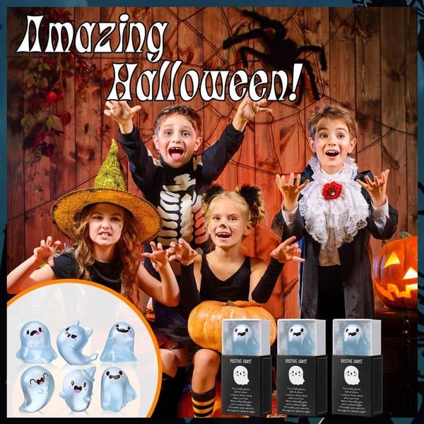 đHalloween Sale 50% OFFđ»Glow in the Dark Mini Ghost Figures with Box