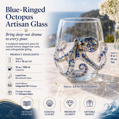 🎁🎁The Perfect Beach House Gift 🌊3D Ocean Animal Artisan Glassware Collection