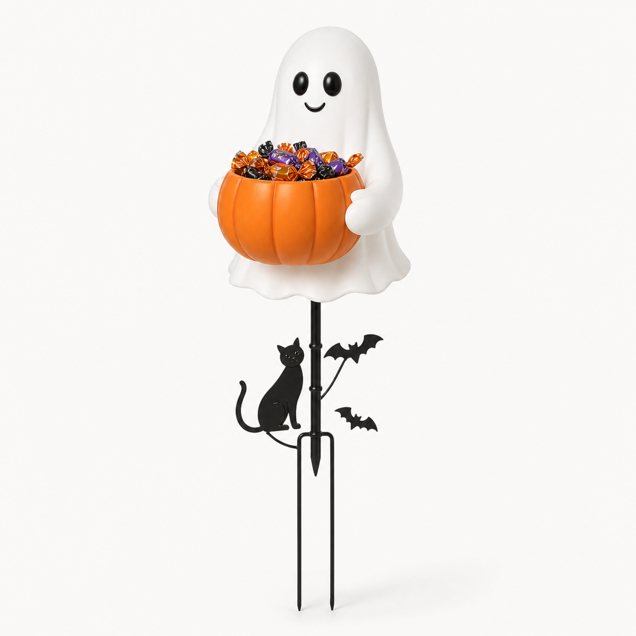 👻👻 Halloween Ghost Candy Holder Garden Stake