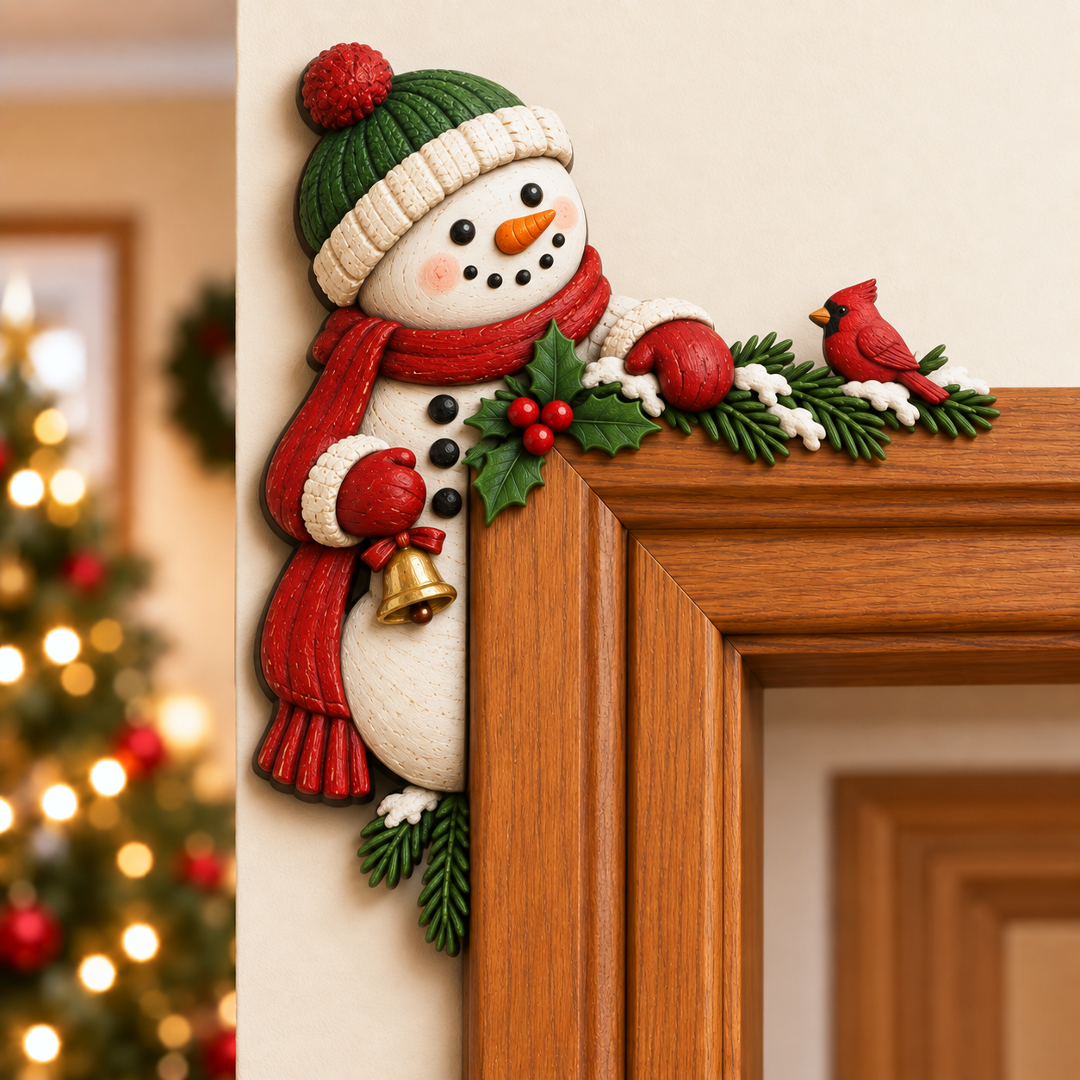 🎅🎅🎅2026 Christmas Gift 50% Off--Christmas Peekaboo Door Frame Corner Decor