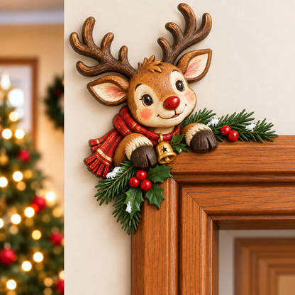 🎅🎅🎅2026 Christmas Gift 50% Off--Christmas Peekaboo Door Frame Corner Decor