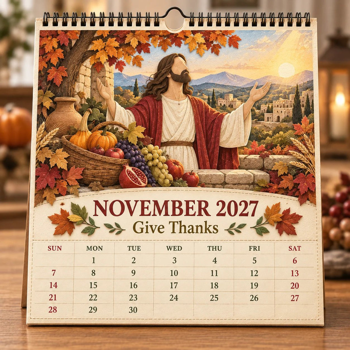 ✝️✝️  2027 Walking With Jesus Wall Calendar