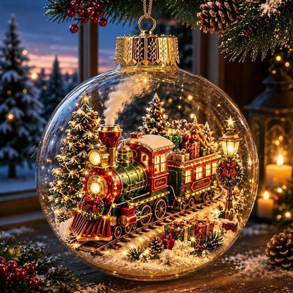 🎅 2026 Christmas Gift 50% Off--Glowing Christmas Diorama Ornament