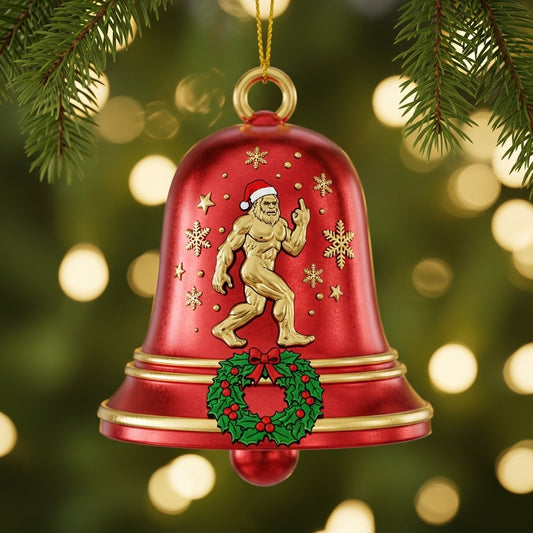 🌲Christmas Gifts--Bigfoot Christmas Bell Ornamen