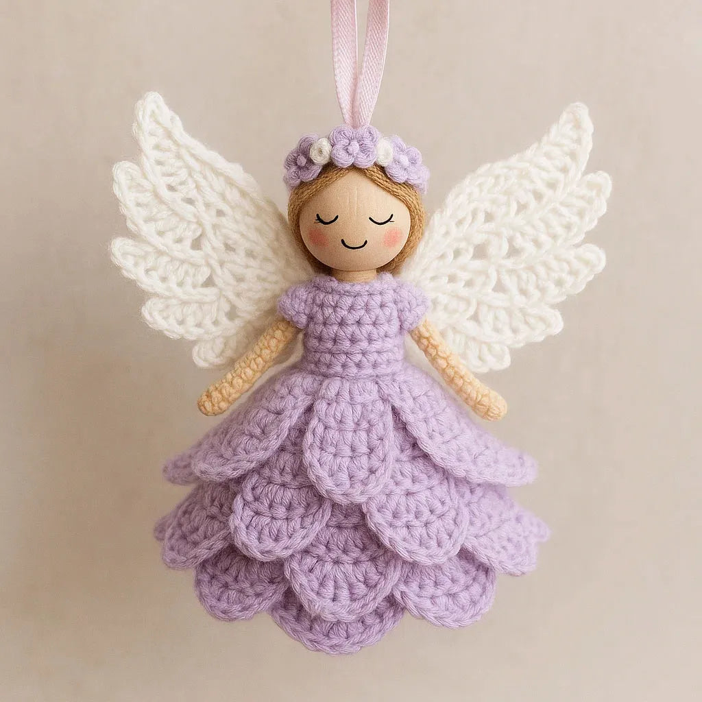 Handmade Crochet Angel Ornament