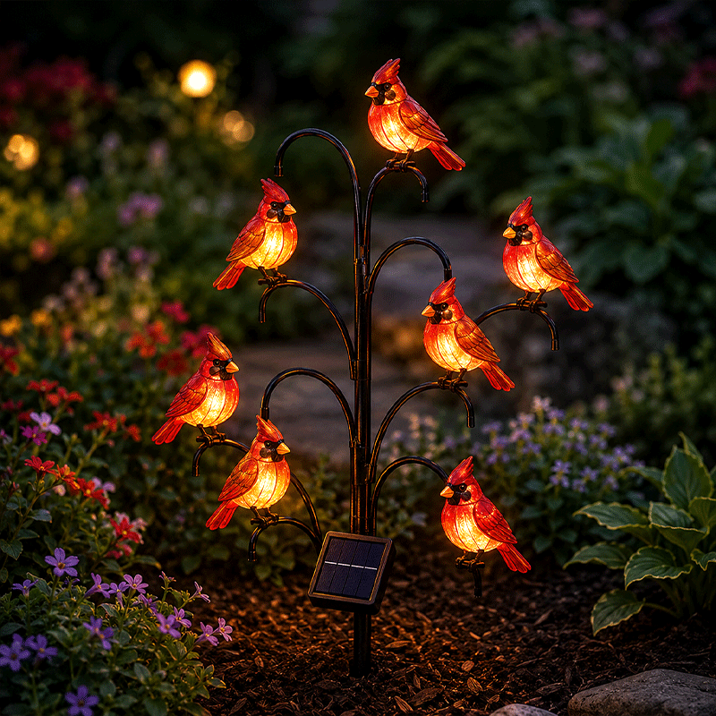 🦩🦩Bird-Shaped Solar Stump Light