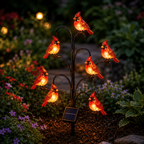 🦩Bird-Shaped Solar Stump Light