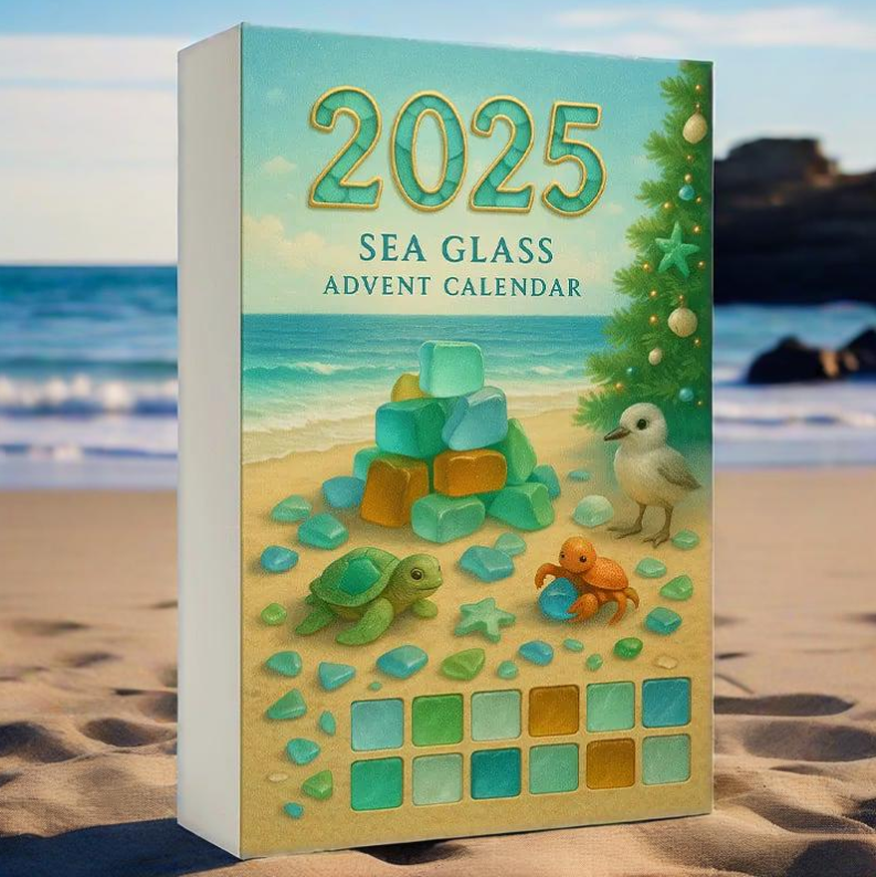 🎄Christmas Pre-Sale 49%OFF🎁Sea Glass Christmas Tree Advent Calendar