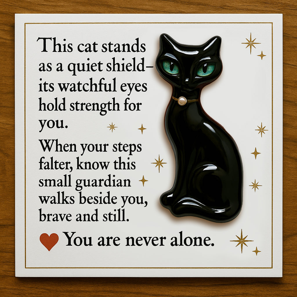 Medieval Black Cat Pocket Hug