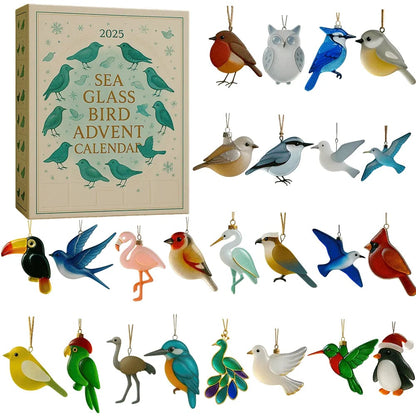 🔥LAST DAY 49% OFF🐦Sea Glass Bird Advent Calendar 2025