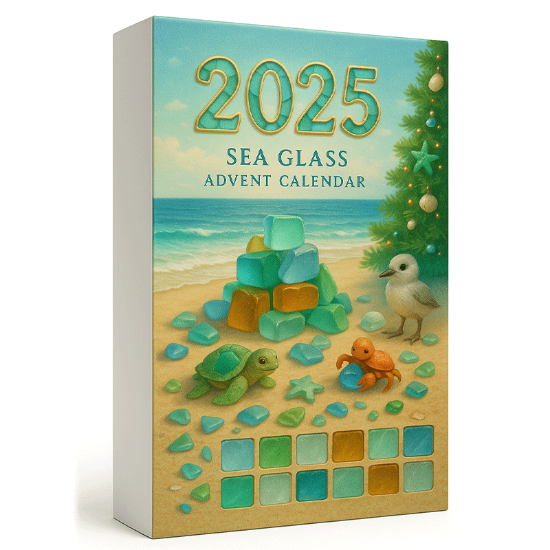 🎄Christmas Pre-Sale 49%OFF🎁Sea Glass Christmas Tree Advent Calendar