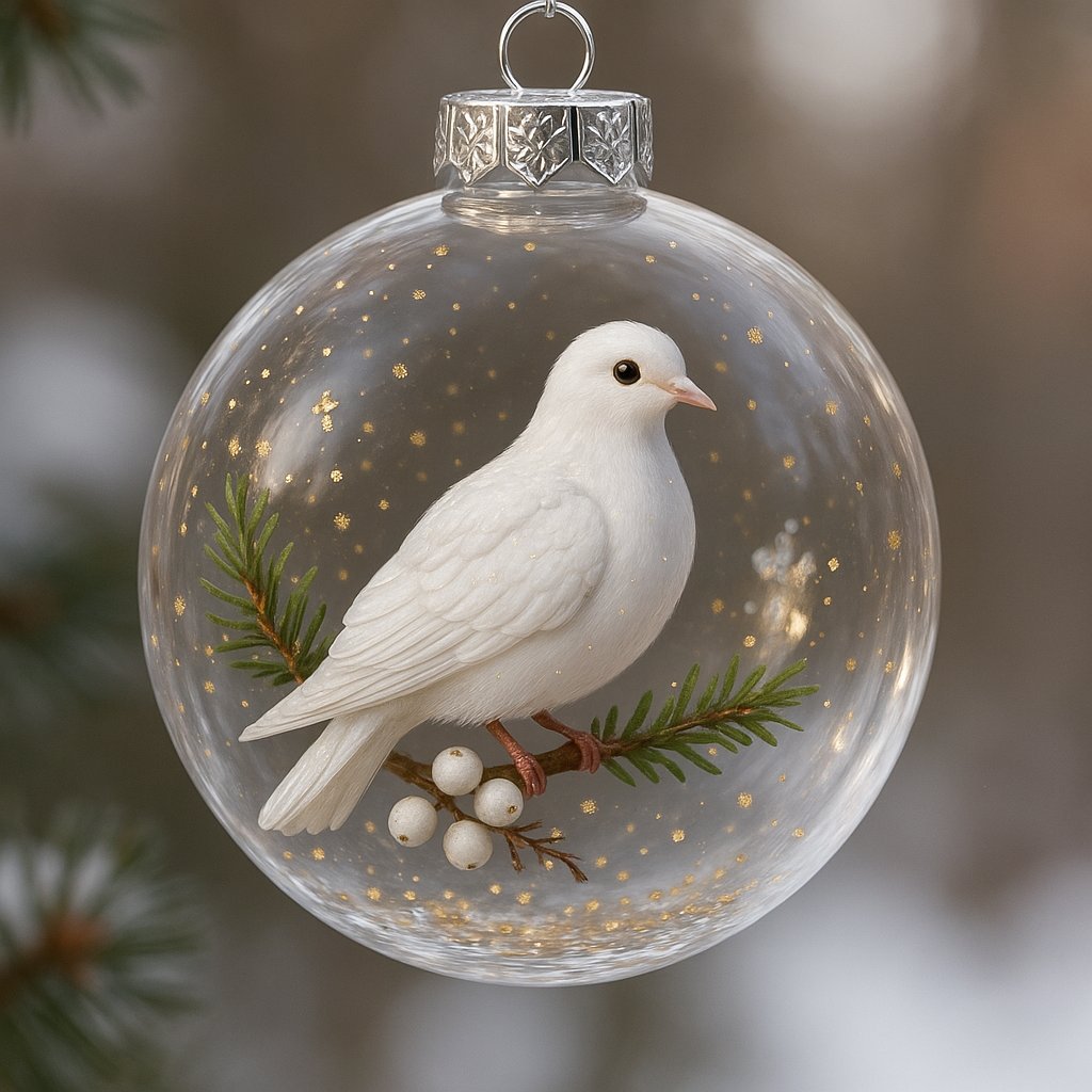 🐦Nature's Birds Crystal Glass Ornament Gift Set
