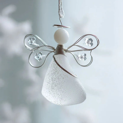 🔥Black Friday Pre-Sale - Up to 49% OFF!🌊Handmade Sea Glass Angel Ornament👼💫