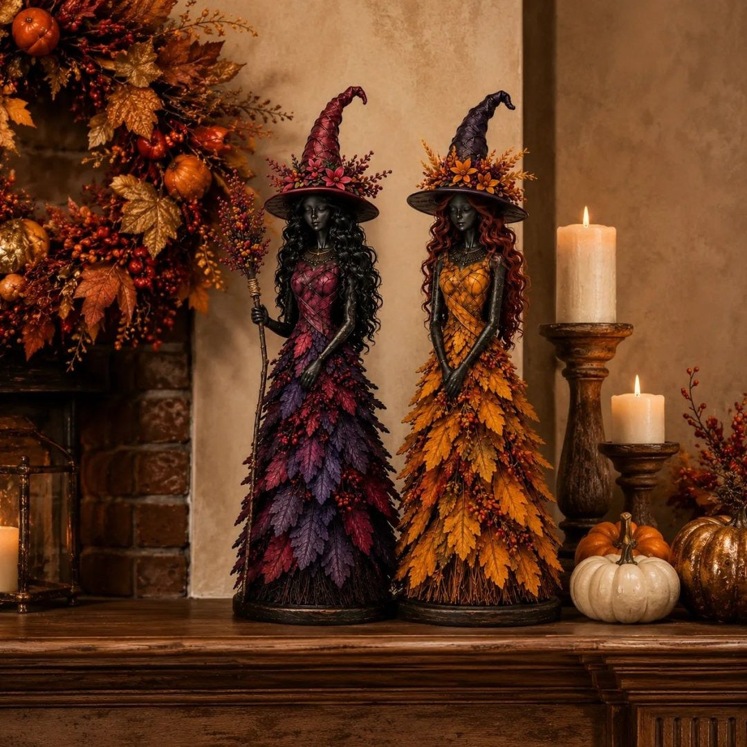 💥LAST DAY 49% OFF - 🧙 Enchanted Autumn Witch Figurine (📦Buy 2 Free Shipping)