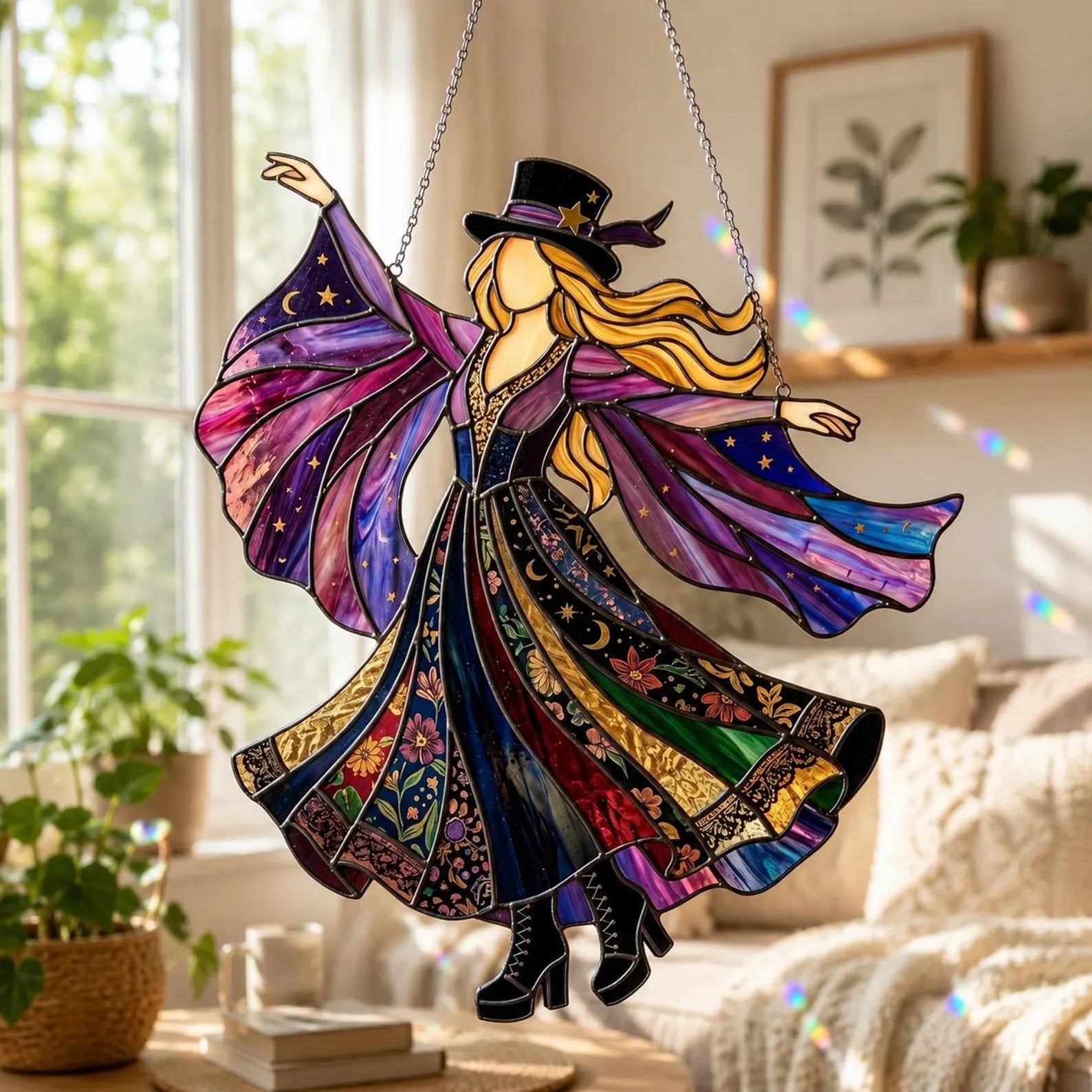 💥💥LAST DAY 50% OFF - 💃Stevie Nicks🤘Handmade  Spinner