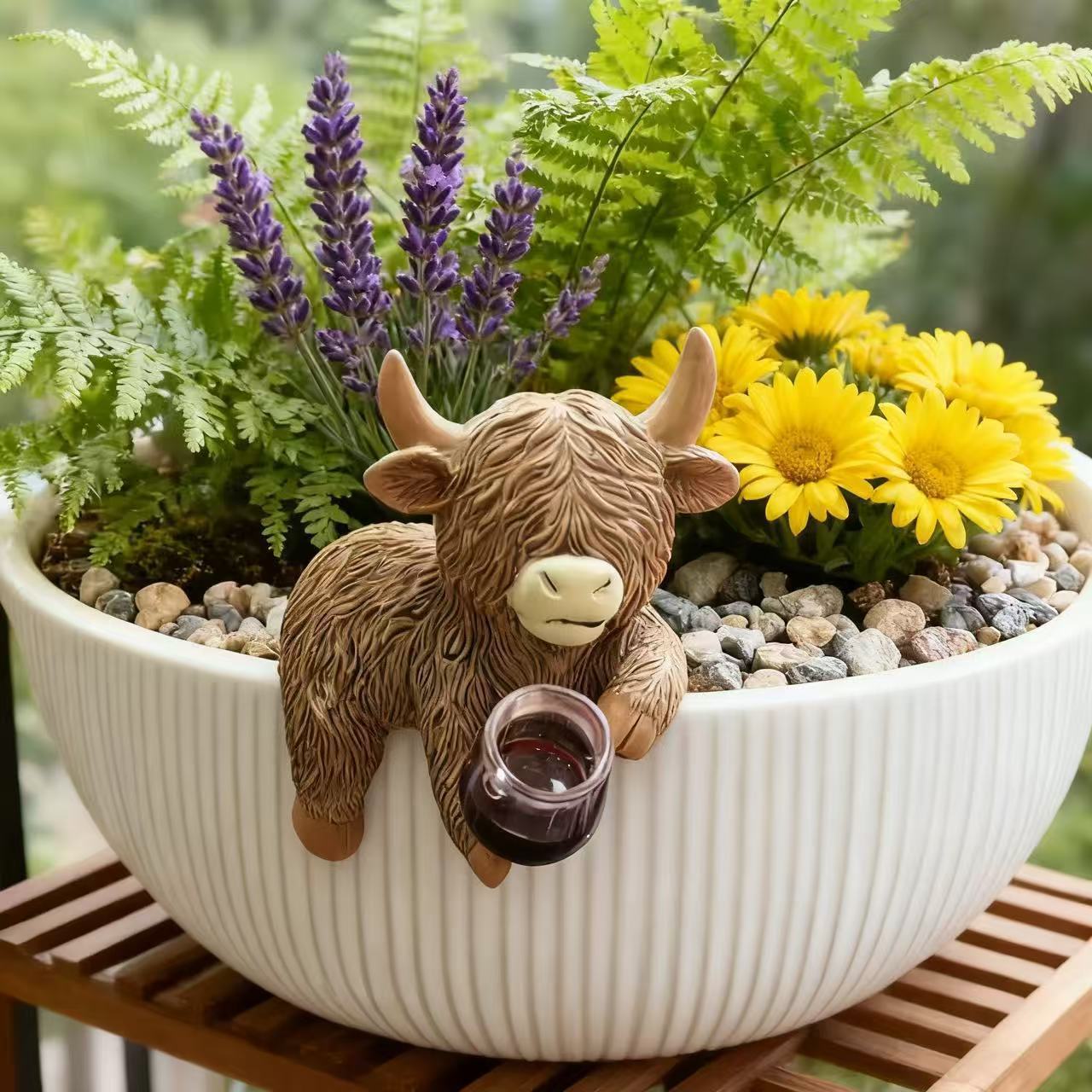 🐂✨Highland Cow Garden Decor
