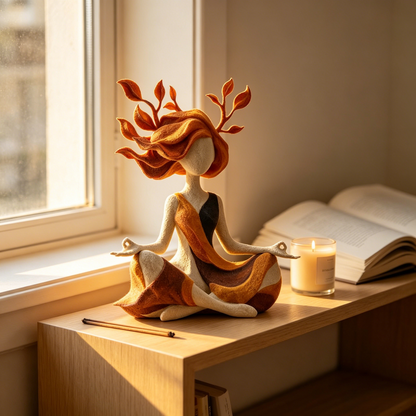 🧘‍♀️🧘‍♀️Serenity Growth | Inner Harmony Sculptural Figurine
