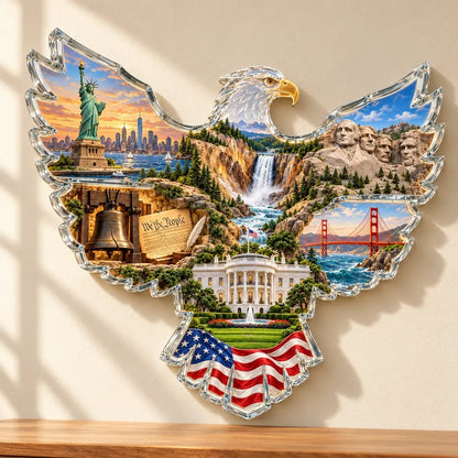 🦅American HeritageTM Lighted Eagle Wall Art ✨