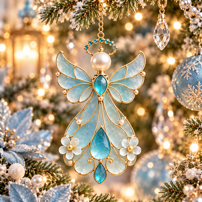 Birth Month Angel Christmas Ornaments – 12 Birthstone Colors