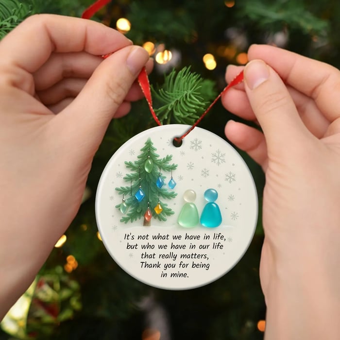 🎁Early Christmas Sale 49% OFF - Sea Glass Timeless Friendship Ornament