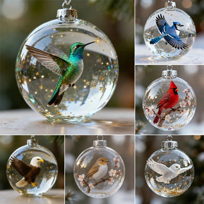 🔥LAST DAY 50% OFF-🐂2026 Wildlife Wonders Collection Crystal Glass Ornament