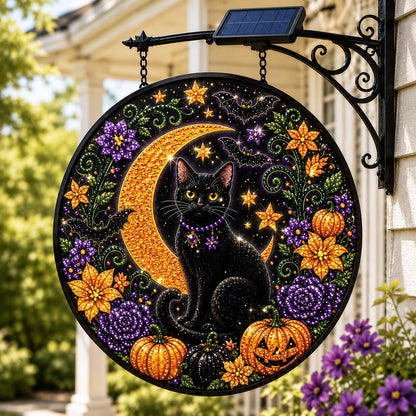 🎃🎃 Solar Halloween LED Hanging Sign Light 👻