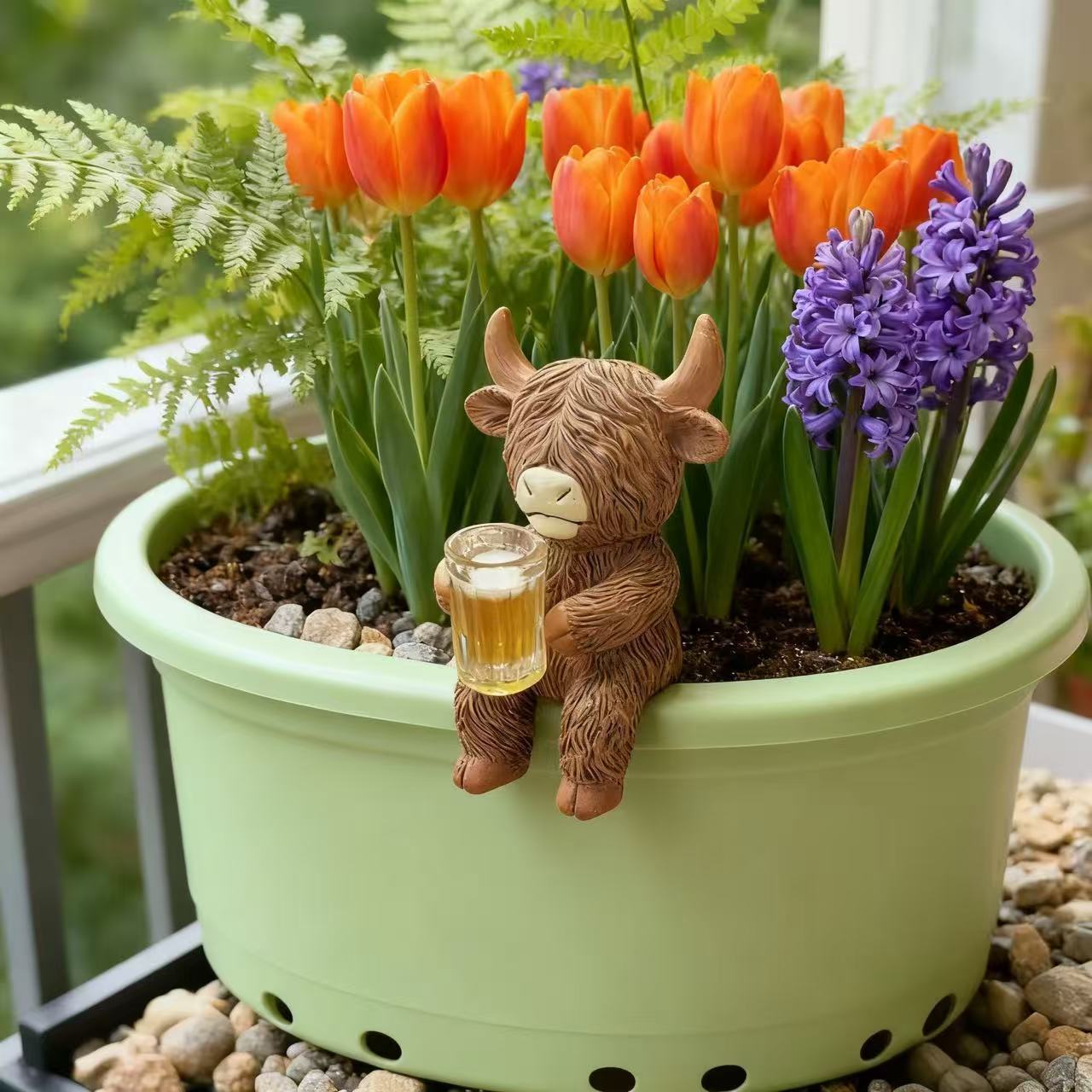 🐂✨Highland Cow Garden Decor