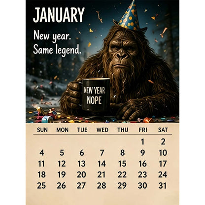 🦶🦶2027  Daily Life Calendar