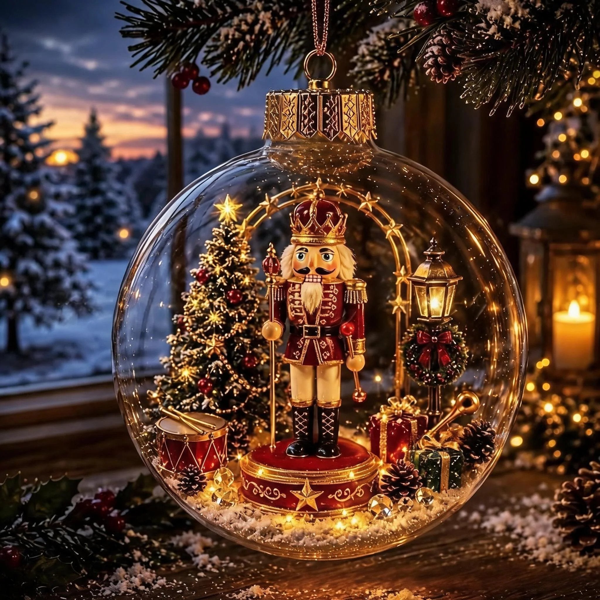 🎅 2026 Christmas Gift 50% Off--Glowing Christmas Diorama Ornament