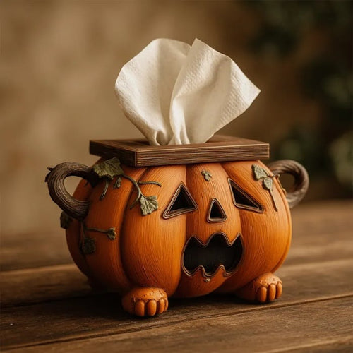 🔥Last 4 hours 49% OFF-Halloween Pumpkin Tissue Box Holder