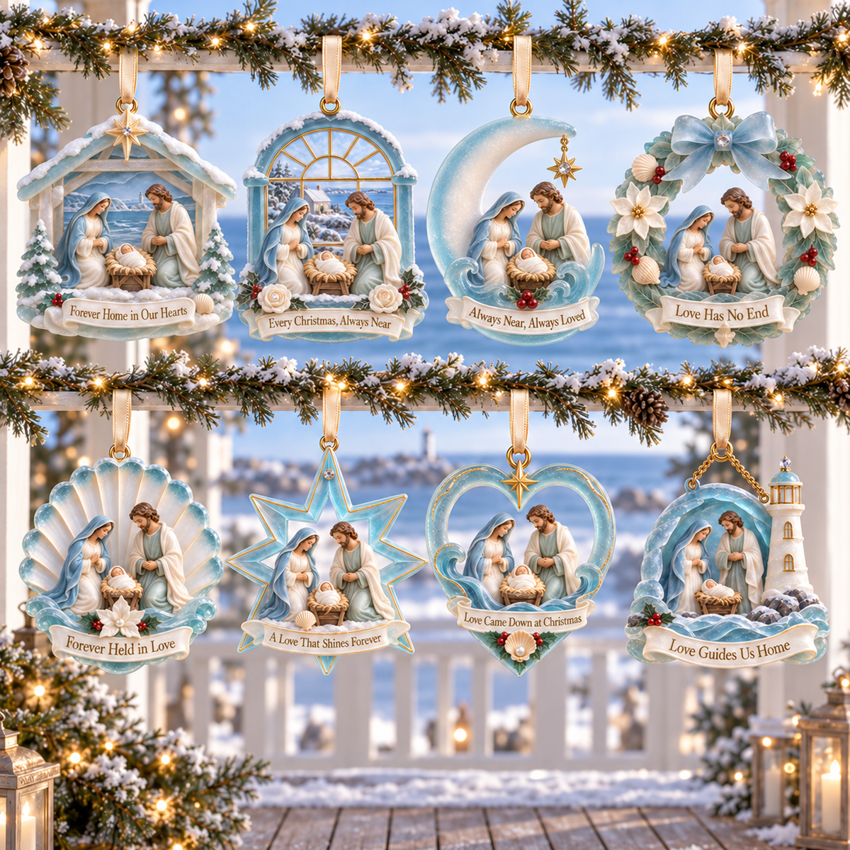 🎅2026 Christmas Gift 50% Off--Coastal Holy Night: The Birth of Love | Nativity by the Sea