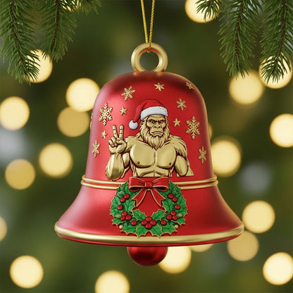 🌲Christmas Gifts--Bigfoot Christmas Bell Ornamen
